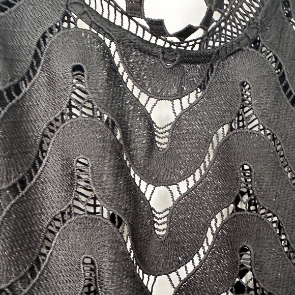 Self Portrait lace black and nude lace midi dress - Picture 7 of 9